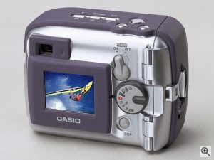 Casio's G.BROS GV-10 digital camera. Courtesy of Casio Computer Co. Ltd. Click for a bigger picture!