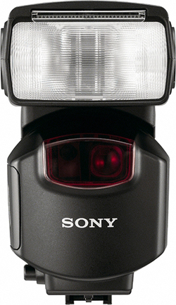 Sony's HVL-F43AM flash strobe. Photo provided by Sony Electronics Inc. Click for a bigger picture!