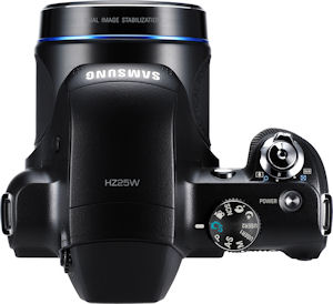 Samsung's HZ25W digital camera. Photo provided by Samsung Electronics America Inc. Click for a bigger picture!
