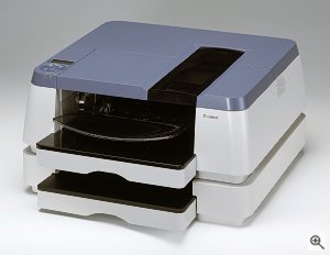 The Canon imagePROGRAF W2200 printer. Courtesy of Canon U.S.A. Inc., with modifications by Michael R. Tomkins. Click for a bigger picture!