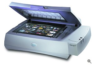 The higher-spec iQsmart<SUP>3</SUP> flatbed scanner. Courtesy of Creo Inc., with modifications by Michael R. Tomkins.