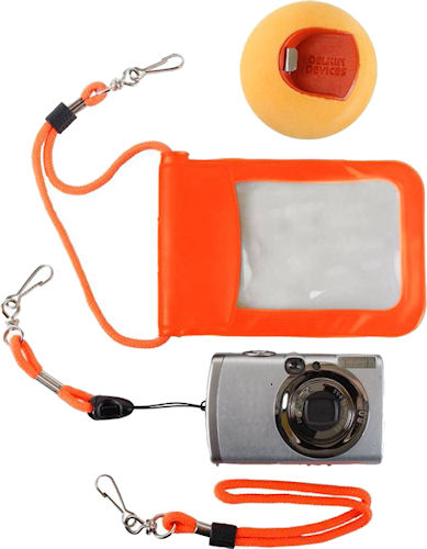 Components of the Jellyfish Floating Waterproof Accessory Kit. Photo provided by Delkin Devices Inc. Click for a bigger picture!