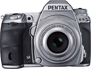 The Pentax K-5 Limited Silver. Photo provided by Pentax Imaging Co. Click here for a bigger picture!