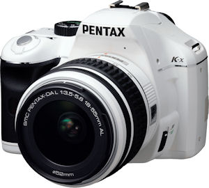 Pentax's K-x digital SLR. Photo provided by Pentax Imaging Co. Click for a bigger picture!