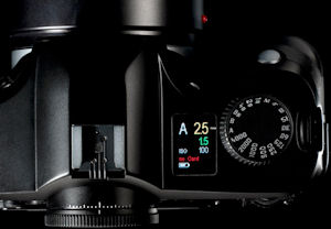 Leica's S2 digital SLR. Courtesy of Leica, with modifications by Michael R. Tomkins. Click for a bigger picture!