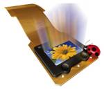 Displaytech's LightCaster FLCD microdisplay, product drawing from promotional materials. Courtesy of Displaytech Inc.