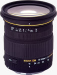 Sigma's 18 - 50mm F2.8 EX DC Macro lens. Courtesy of  Sigma, with modifications by Michael R. Tomkins.