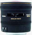 Sigma's 4.5mm F2.8 EX DC Circular Fisheye HSM lens.