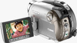 Canon's DC230 digital camcorder. Courtesy of Canon, with modifications by Michael R. Tomkins.