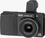 Ricoh's Caplio GX100 digital camera. Courtesy of Ricoh, with modifications by Michael R. Tomkins.