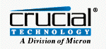 Crucial Technology's logo. Click here to visit the Crucial Technology website!