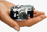 Minox's Digital Classic Camera Leica M3. Courtesy of Minox, with modifications by Michael R. Tomkins.