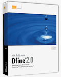 Nik Software's Dfine 2.0 product packaging.
