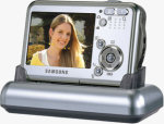 Samsung's Digimax i5 digital camera. Courtesy of Samsung, with modifications by Michael R. Tomkins.