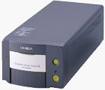 Minolta's DiMAGE Scan Dual III film scanner. Courtesy of Minolta, with modifications by Michael R. Tomkins.