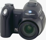 Konica Minolta's DiMAGE Z3 digital camera. Courtesy of Konica Minolta, with modifications by Michael R. Tomkins.