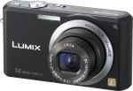 Panasonic's Lumix DMC-FX100 digital camera. Courtesy of Panasonic, with modifications by Michael R. Tomkins.