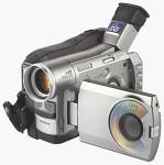 Hitachi's DZ-MV100A DVD camcorder. Courtesy of Hitachi.