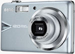 BenQ's E1260 digital camera. Photo provided by BenQ Corp.