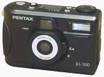 Pentax's EI-100  digital camera, front view. Courtesy of Pentax Netherlands. Thanks to LetsGoDigital.nl for providing us with this image!