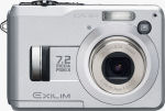 Casio's EXILIM EX-Z120 digital camera. Courtesy of Casio, with modifications by Michael R. Tomkins.