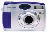 Concord's Eye-Q 3120AF digital camera. Courtesy of Concord Camera Corp., with modifications by Michael R. Tomkins.