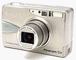 Kyocera's Finecam S3 digital camera. Copyright (c) 2001, The Imaging Resource. All rights reserved.
