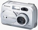 Fuji's FinePix 2600 Zoom digital camera. Courtesy of FujiFilm, with modifications by Michael R. Tomkins.