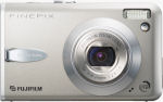 Fujifilm's FinePix F30 digital camera. Courtesy of Fujifilm, with modificatioms by Michael R. Tomkins.