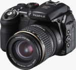 Fujifilm's FinePix S9100 digital camera. Courtesy of Fujifilm, with modifications by Michael R. Tomkins.