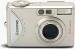 Gateway's DC-T50 digital camera. Courtesy of Gateway, with modifications by Michael R. Tomkins.
