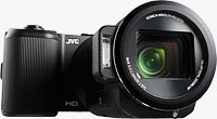 The JVC GC-PX10 hybrid still/video camera. Photo provided by JVC Americas Corp.