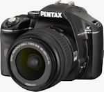 Pentax's K2000 digital SLR. Courtesy of Pentax, with modifications by Michael R. Tomkins.