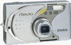 Konica's Digital Revio KD-420Z digital camera. Courtesy of Konica, with modifications by Michael R. Tomkins.