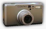 Contax' Tvs digital camera. Used by permission of LetsGoDigital.nl, with modifications by Michael R. Tomkins.