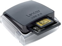 Lexar® Professional USB 3.0 Dual-Slot Reader. Image courtesy of Lexar Media, Inc.