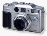 Panasonic Lumix DMC-LC5 digital camera. Courtesy of Panasonic, with modifications by Michael R. Tomkins.