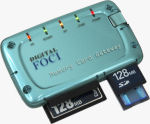 Digital Foci's Memory Card Gateway. Courtesy of Digital Foci, with modifications by Michael R. Tomkins.