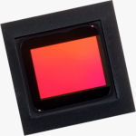 Micron's MT9P001 image sensor package. Courtesy of Micron, with modifications by Michael R. Tomkins.