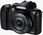 Samsung's NX5 digital camera. Photo provided by Samsung Electronics GmbH.