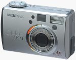 Pentax's Optio 430RS digital camera. Courtesy of Pentax Netherlands, with modifications by Michael R. Tomkins. Thanks to LetsGoDigital.nl for providing us with this image!