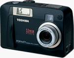 Toshiba's PDR-M71 digital camera. Courtesy of Toshiba Germany, with modifications by Michael R. Tomkins.