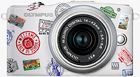 Olympus' PEN E-PM1 compact system camera. Photo provided by Olympus Imaging America Inc.