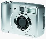 Hewlett-Packard's Photosmart 812 digital camera. Courtesy of Hewlett-Packard, with modifications by Michael R. Tomkins.