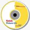 Kodak's Picture CD disc. Courtesy of Kodak, with modifications by Michael R. Tomkins.