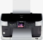 Canon's PIXMA MP800R all-in-one, courtesy of Canon, with modifications by Michael R. Tomkins.