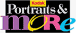 Kodak's Portraits and More logo. Courtesy of Eastman Kodak Co. Click here to visit the Portraits and More website!
