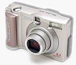 Canon's PowerShot A20 digital camera. Copyright (c) 2001, The Imaging Resource.  All rights reserved.