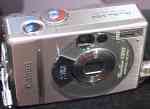 Canon's PowerShot S100 digital camera. Copyright (c) 2001, Michael R. Tomkins.  All rights reserved.