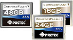 PRETEC CompactFlash cards.